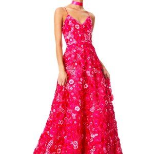 ALICE and OLIVIA DOMENICA EMBELLISHED BALL GOWN sold out everywhere originally $